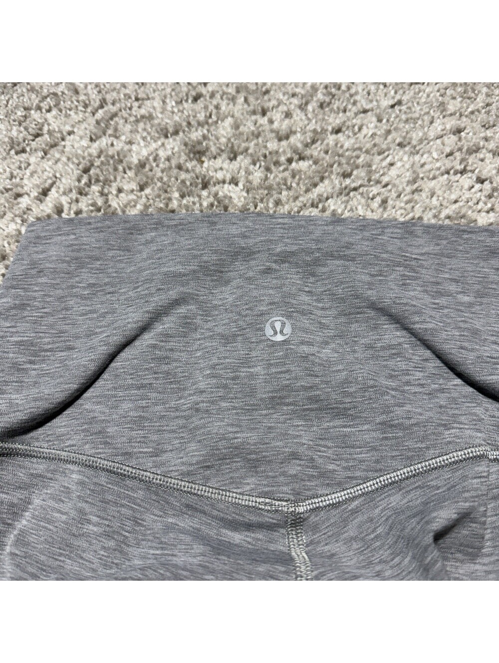 Lululemon Align High-Rise Pant 28” Heathered Core Grey Yoga Leggings Size 4 - Picture 9 of 10